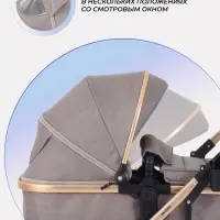 Коляска - трансформер детская RANT basic PULSAR GOLD (2в1) RA160, бежевый