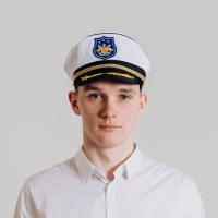 Фуражка морская &laquo;Морской герб&raquo;, взрослая, р-р. 60