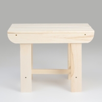 Лавка наличник, из липы, "Добропаровъ", 60×40×43,5см Лавка наличник, из липы, "Добропаровъ", 60×40×43,5см