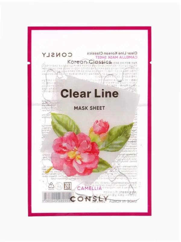 Тканевая маска с маслом японской камелии Consly &laquo;Гладкость и эластичность&raquo;, 23 мл