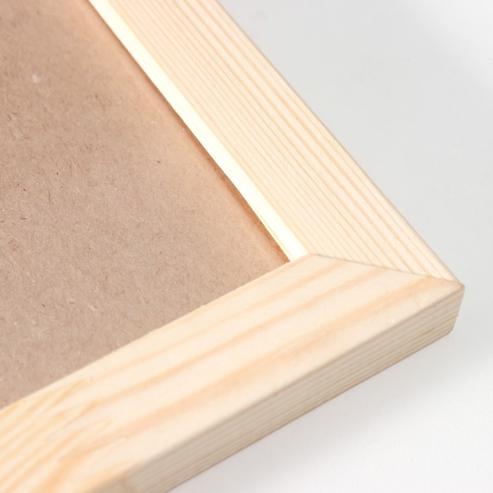 Фоторамка 40х60 см белое дерево пр. № 2 (пластиковый экран)