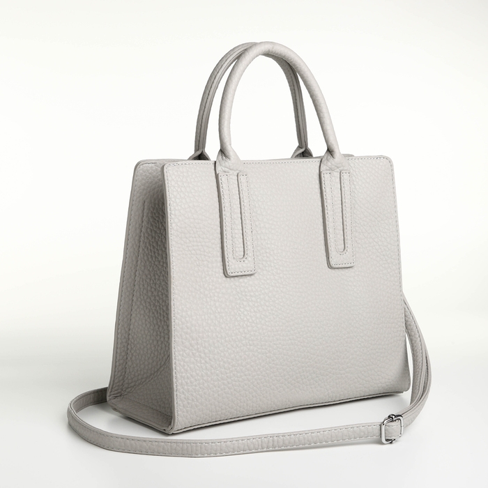 Сумка женская на молнии, TEXTURA, средний размер, цвет серый Сумка женская на молнии, TEXTURA, средний размер, цвет серый