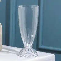 Стакан пластиковый &laquo;Милкшейк&raquo;, 450 мл, цвет прозрачный