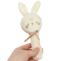 Игрушка - пищалка &laquo;Новогодний зайка&raquo;, цвет бежевый