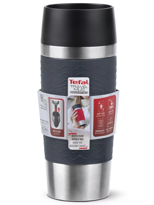 Термокружка Essential N2021510, 0,36 л, серый