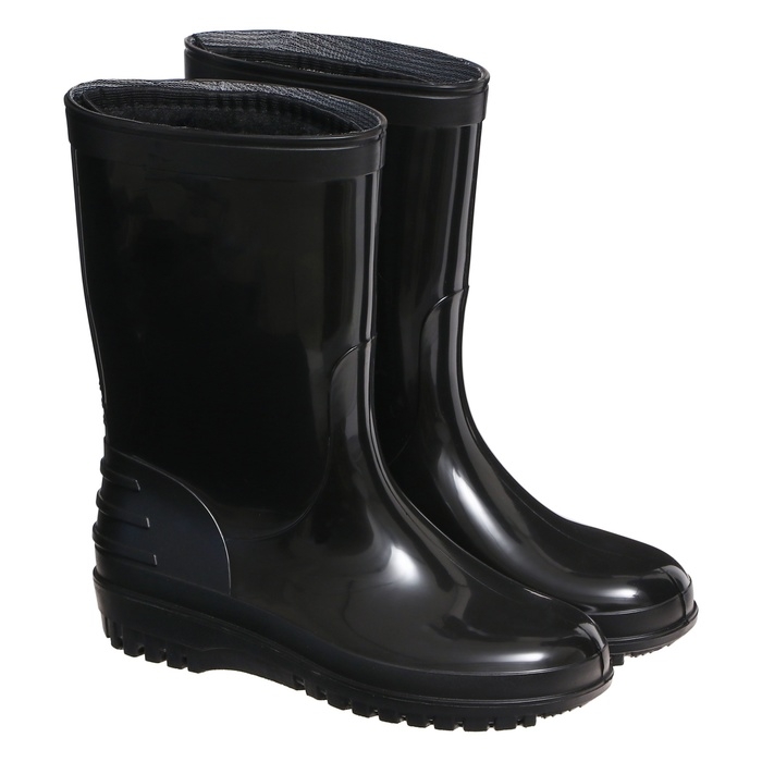 Сапоги женские С-11ЧНУ, ПВХ, утепленные, черные, размер 39 (247) до -5&deg;C
