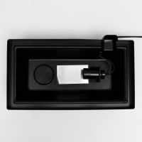 Аквариум Прямоугольный "Атолл" с крышкой, 13 литров, 30 х 16 х 26/31 см, чёрный Аквариум Прямоугольный "Атолл" с крышкой, 13 литров, 30 х 16 х 26/31 см, чёрный