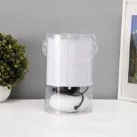 Настольная лампа "Ассенса" Е14 40вт белый 13х13х22 см