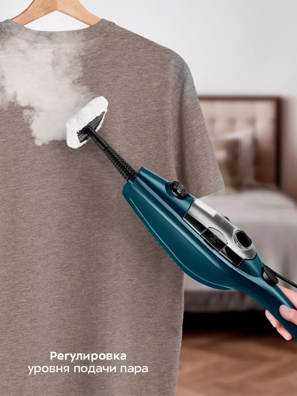 Паровая швабра и пароочиститель КТ-3921 (2 в 1) - 1300 Вт