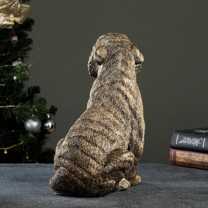 Фигура "Тигр Амур" золото, 29см