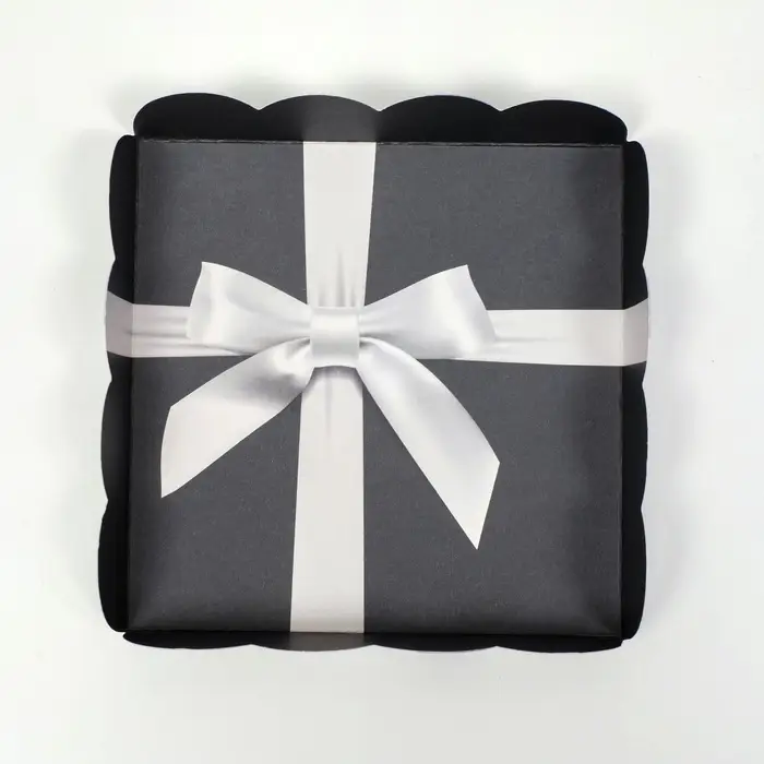 Коробка для печенья, &laquo;Презент&raquo;, 12&times;12&times;3 см