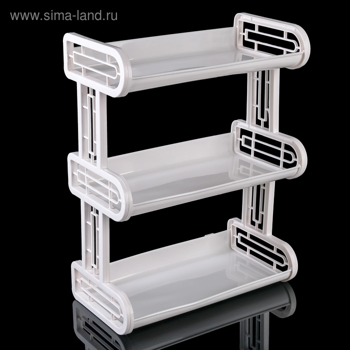 Полка навесная 3-х ярусная, 32&times;17.2&times;42 см, МИКС