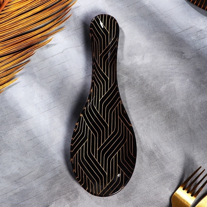 Подставка под ложку Дорого внимание &laquo;Геометрия&raquo;, 21 х 7,5 х 2 см