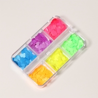 Пайетки для декора ногтей &laquo;Сердечки NEON&raquo;, разноцветные