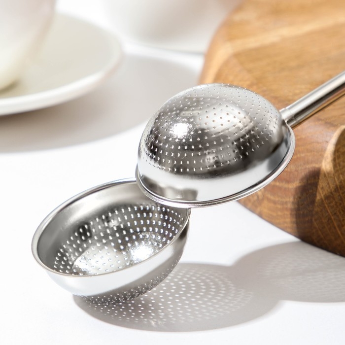 Сито для чая механическое Vent, цвет серебряный