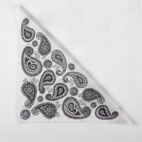 Бандана «Огурцы», взрослая, 50х50см, цвет белый Бандана «Огурцы», взрослая, 50х50см, цвет белый