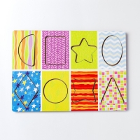 Рамка - вкладыш по методике Сегена «Изучаем цвета и формы», книга с занятиями Рамка - вкладыш по методике Сегена «Изучаем цвета и формы», книга с занятиями