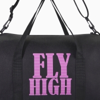 Сумка спортивная женская, TEXTURA, маленький размер, цвет чёрный