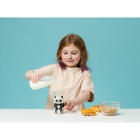 Стакан высокий для молока Доляна &laquo;Панда&raquo;, 230 мл