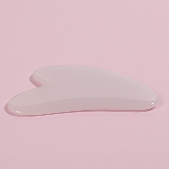 Массажёр гуаша &laquo;Сердце&raquo;, 8,5 &times; 5,5 см, цвет лавандовый