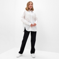 Блузка женская MINAKU: Casual Collection цвет белый, р-р 44