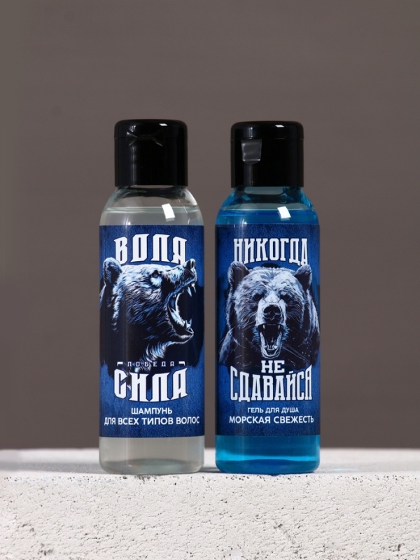 Подарочный набор ЧИСТОЕ СЧАСТЬЕ «23 февраля: Всегда первый», гель для душа и шампунь для волос, 2×100 Подарочный набор ЧИСТОЕ СЧАСТЬЕ «23 февраля: Всегда первый», гель для душа и шампунь для волос, 2×100