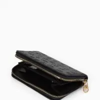 Кошелек жен 07-01-01 Июнь2526, 13*2*9 см, 2 отд+отд/молн, д/карт,черный
