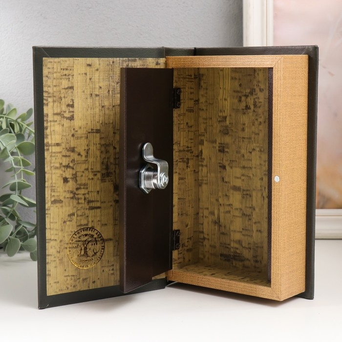 Сейф-книга дерево кожзам Сейф-книга дерево кожзам "Филин. Мудрость" 21х13х5 см