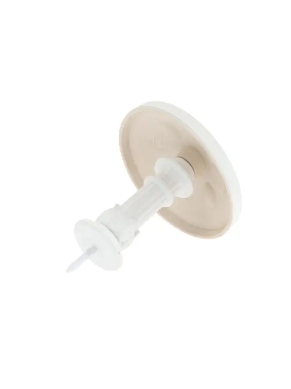 Крючок для штор CAPPIO KS033, d=98 мм, цвет белый с золотом, 2 шт