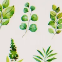 Слайдеры для ногтей &laquo;Листочки&raquo;, зелёные