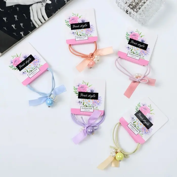 Резинка для волос "Алиса" цветок, 5 см, микс