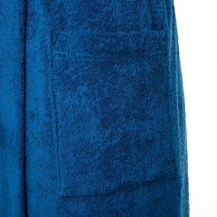 Халат махровый мужской «Глава семьи», размер 56-58, цвет синий Халат махровый мужской «Глава семьи», размер 56-58, цвет синий