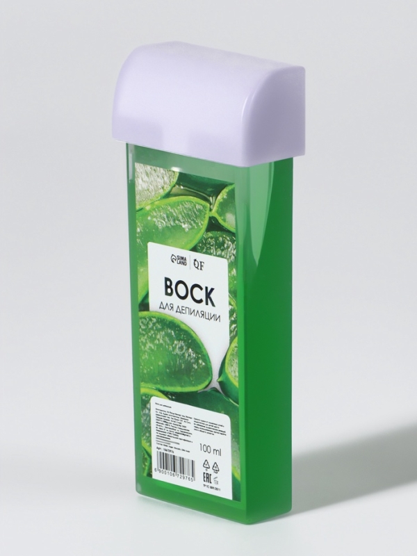 Воск для депиляции в картридже Алоэ Вера 100мл накл QF Воск для депиляции в картридже Алоэ Вера 100мл накл QF