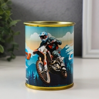 Подарочные носки в банке &laquo;На скорости! На стиле!&raquo;, (внутри ароматизированные носки мужские, цвет чёрный), country