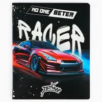 Тетрадь в клетку, 48 л., А5, на скрепке, блок №1, Street race, МИКС