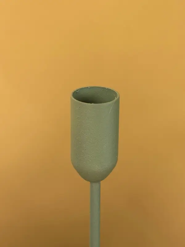 Подсвечник на 1 свечу текстурный "Болотный" 8х8х15,5 см