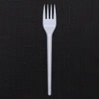 Вилки одноразовые Не ЗАБЫЛИ!, набор 12 шт., пластик, 15.5 см, столовые, белые