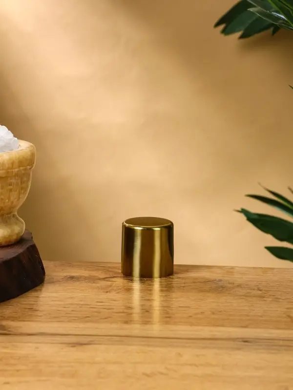 Шейкер "Золото" нержавеющая сталь 7х7х23 см