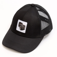 Кепка детская для мальчика с сеткой &laquo;Гелик&raquo;, цвет чёрный, р-р 52-54, 5-7 лет