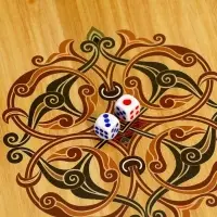 Нарды деревянные Огненная лошадь