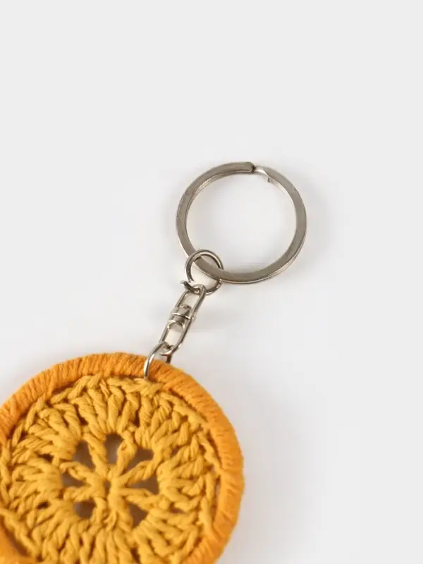 Брелок "Ловец снов" 19 см, цв. бежевый