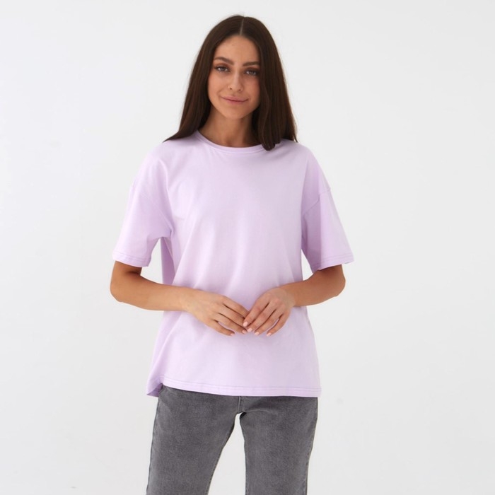 Футболка женская MIST basic, L-XL, лиловый Футболка женская MIST basic, L-XL, лиловый