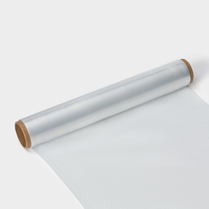 Плёнка пищевая Доляна, 30 см &times; 100 м, 8 мкм, цвет белый