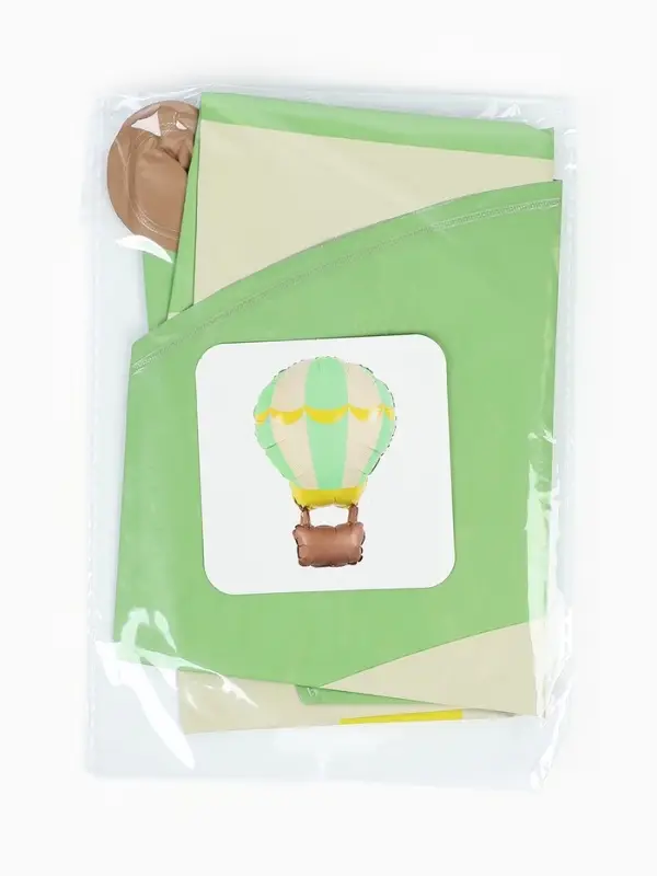 Воздушный шар фольгированный 34" "Воздушный шар" цвет зеленый