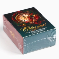 Подарочный набор новогодний &laquo;Счастья и достатка&raquo;, чай, шоколад