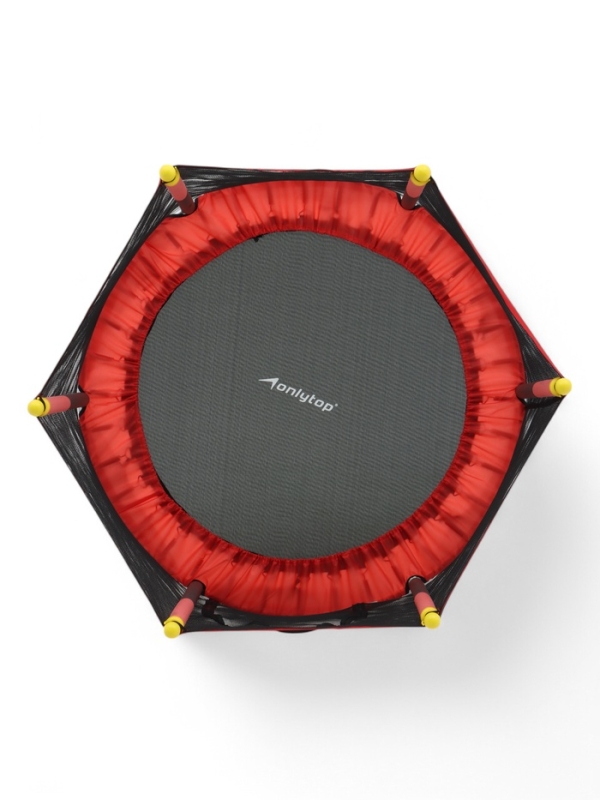 Батут 140 см h=120, цвет красный