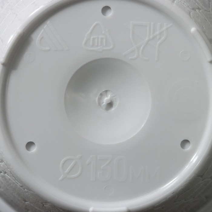 Горшок для цветов с поддоном &laquo;Розалия&raquo;, 800 мл, белый