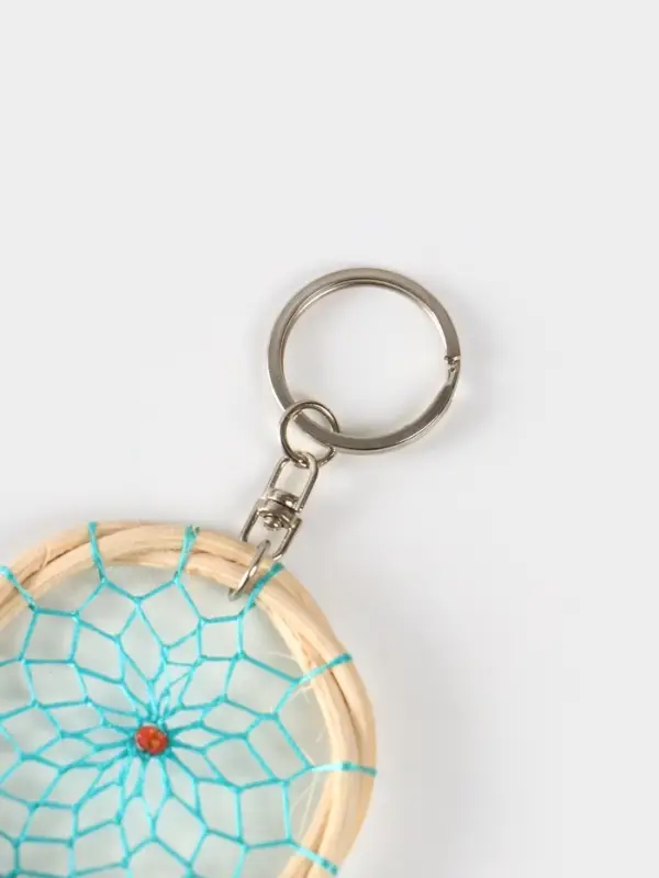 Брелок "Ловец снов" 17 см, цв. голубой