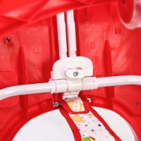 Ходунки &laquo;Забава&raquo;, 8 силик. колес, муз., свет, игрушки, красный