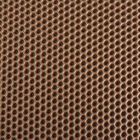 Коврик eva универсальный Grand Caratt, Соты 43 х 62 см, коричневый